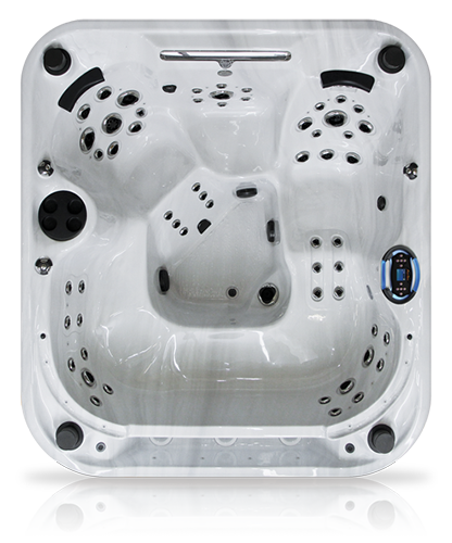 Coast Spas Infinity Edge Horizon spa hot tub top view