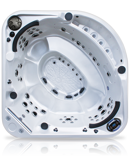 Coast Spas Infinity Edge Phantom spa hot tub top view