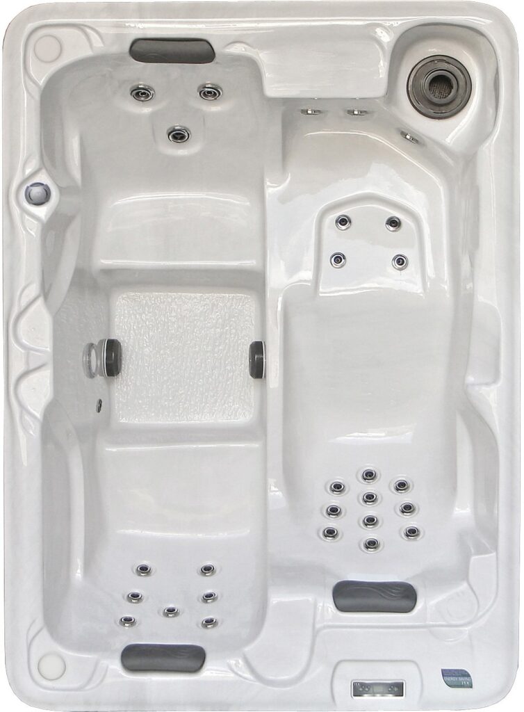 PDC Spas Mirage hot tub top view